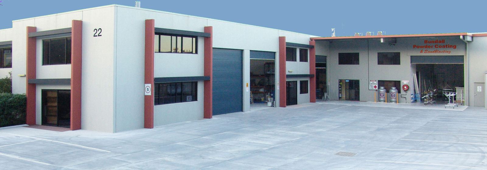 The Bundall Powder Coating factory at 22 Expansion St, Molendinar