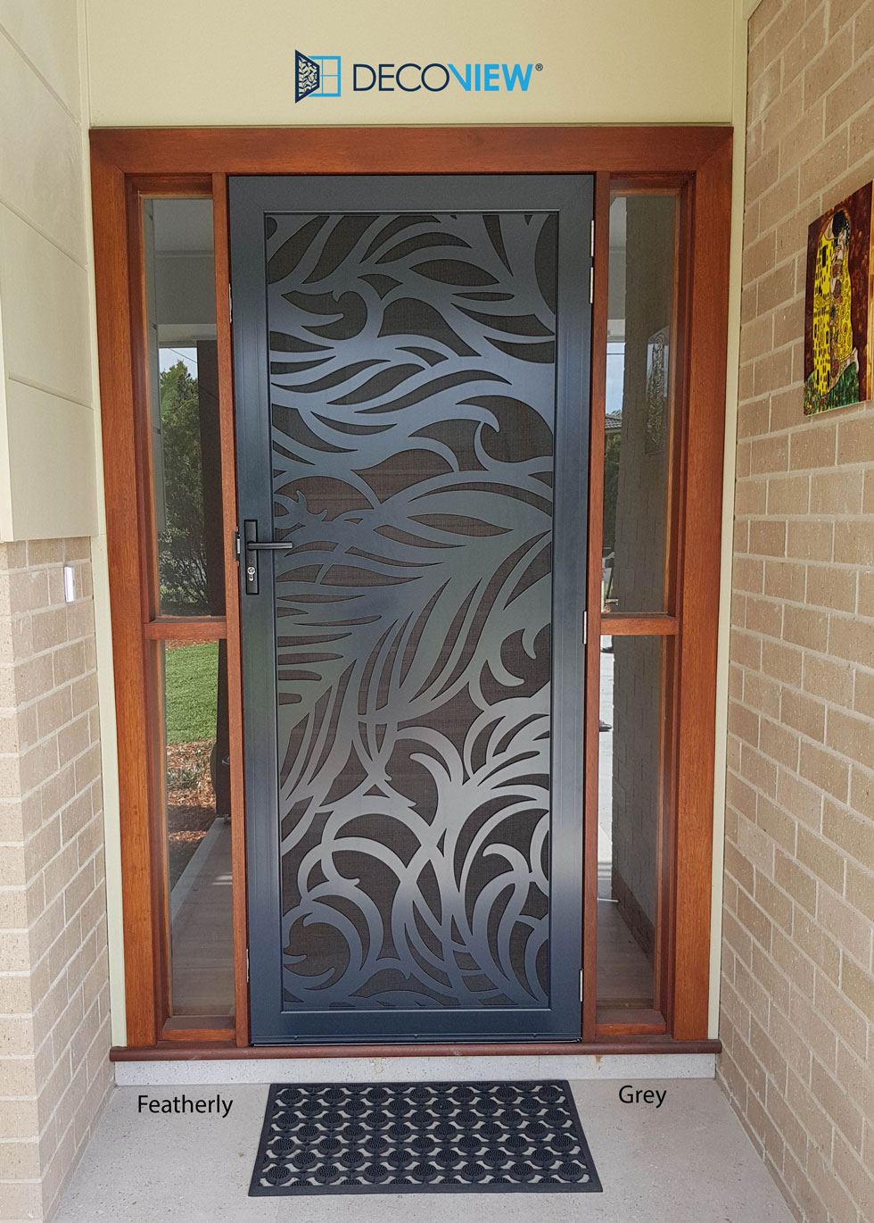 Decoview laser cut security door